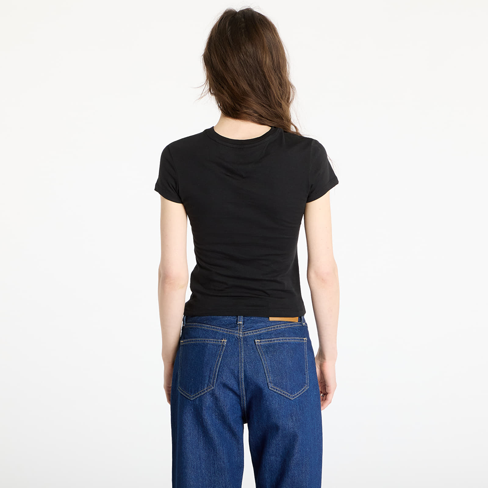 Naiste T-särgid Tommy Jeans Slim Essential Tee Black