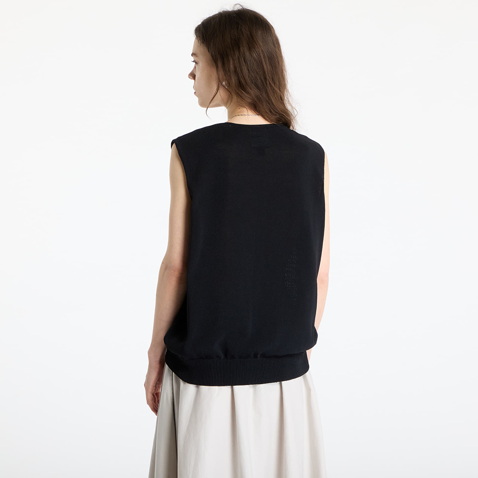 Pullover Y-3 Logo Knit Vest UNISEX Black