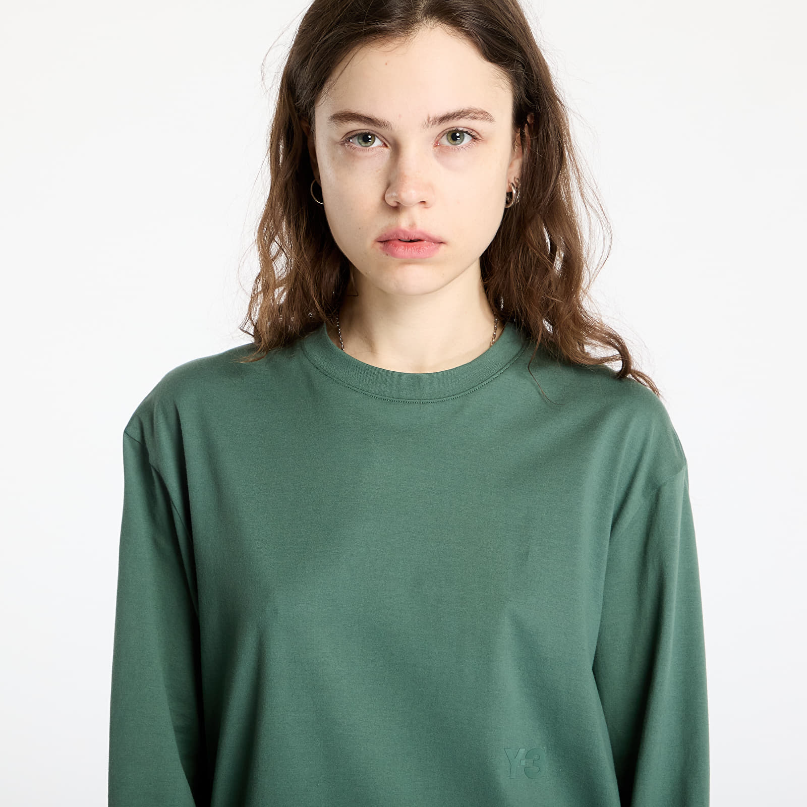 T-shirts Y-3 Long Sleeve Top UNISEX Green Oxide
