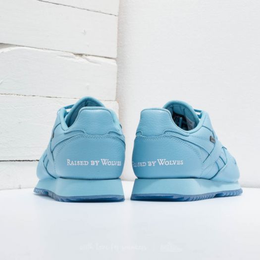 Men s shoes Reebok x Raised by Wolves Classic Leather Ripple Gore Tex Cape Blue White Ice Footshop