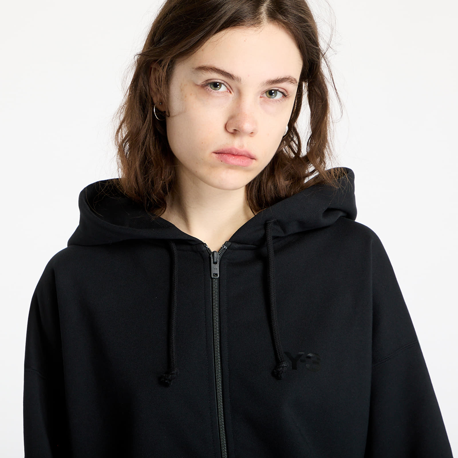 Kapucnis pulóverek és pulcsik Y-3 French Terry Zip Hoodie UNISEX Black