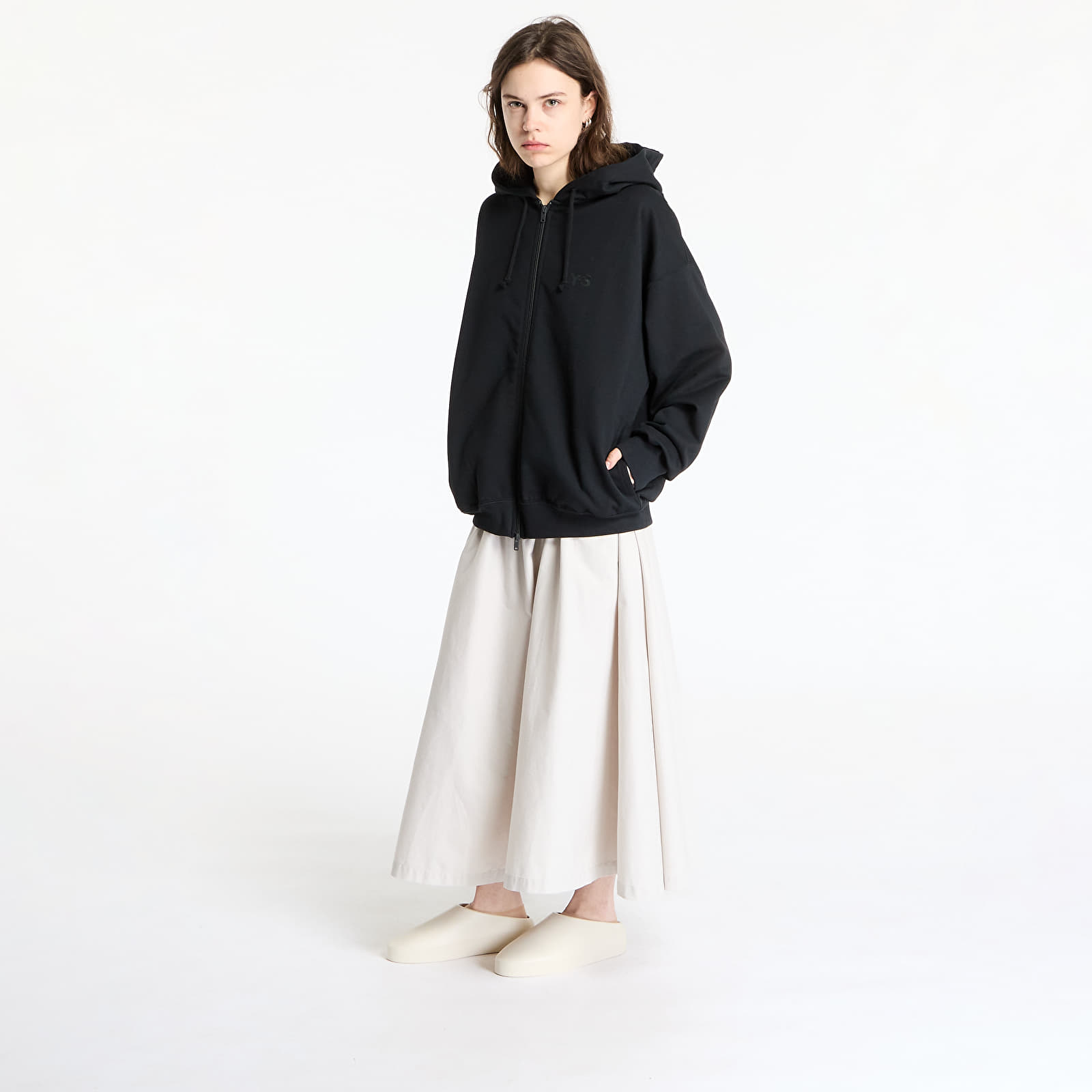 Kapucnis pulóverek és pulcsik Y-3 French Terry Zip Hoodie UNISEX Black