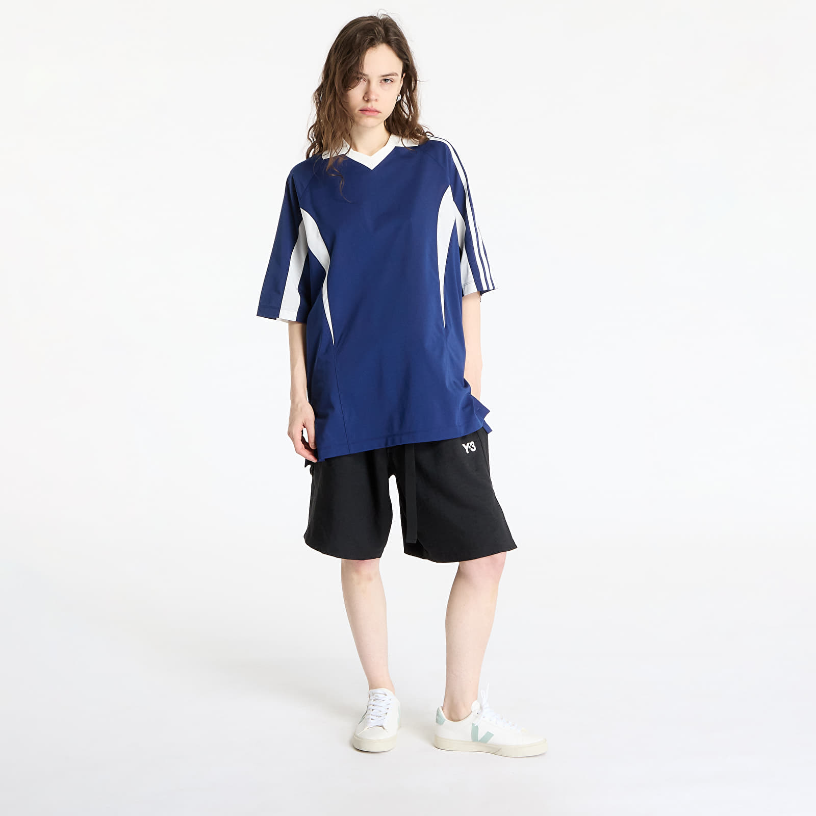 T-shirts Y-3 Cut Line T-Shirt UNISEX Dark Blue