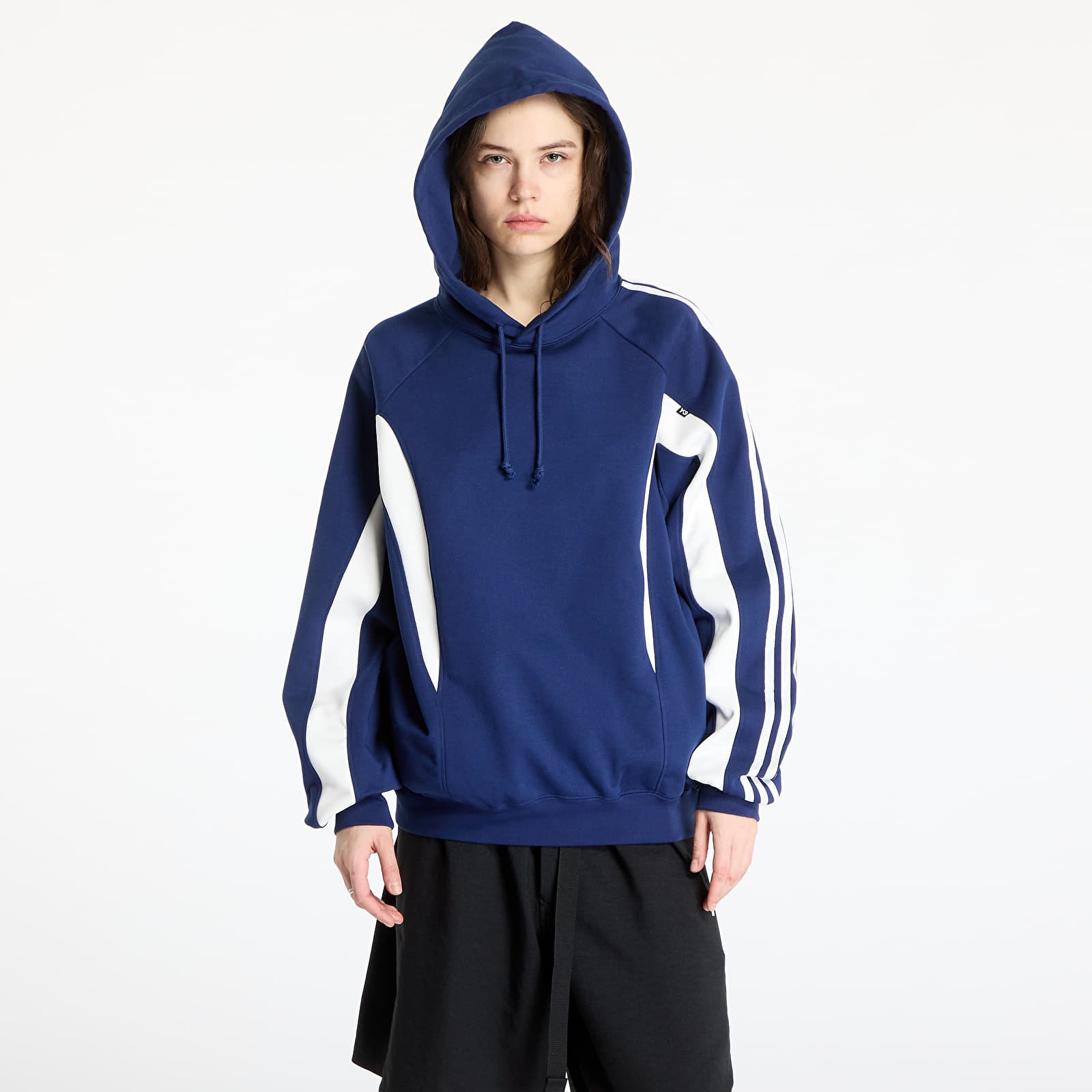 Kapucnis pulóverek és pulcsik Y-3 Cut Line Hoodie UNISEX Dark Blue