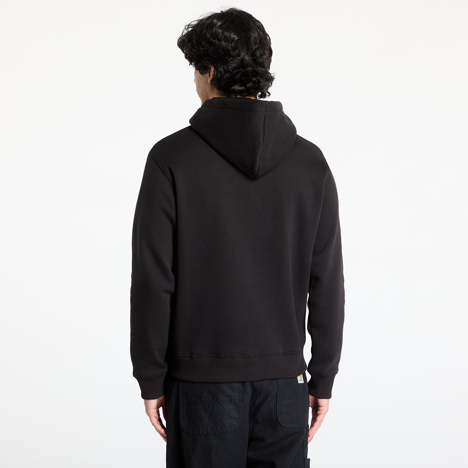 Mikiny Alpha Industries Inc. Basic Hoodie Rubber Black