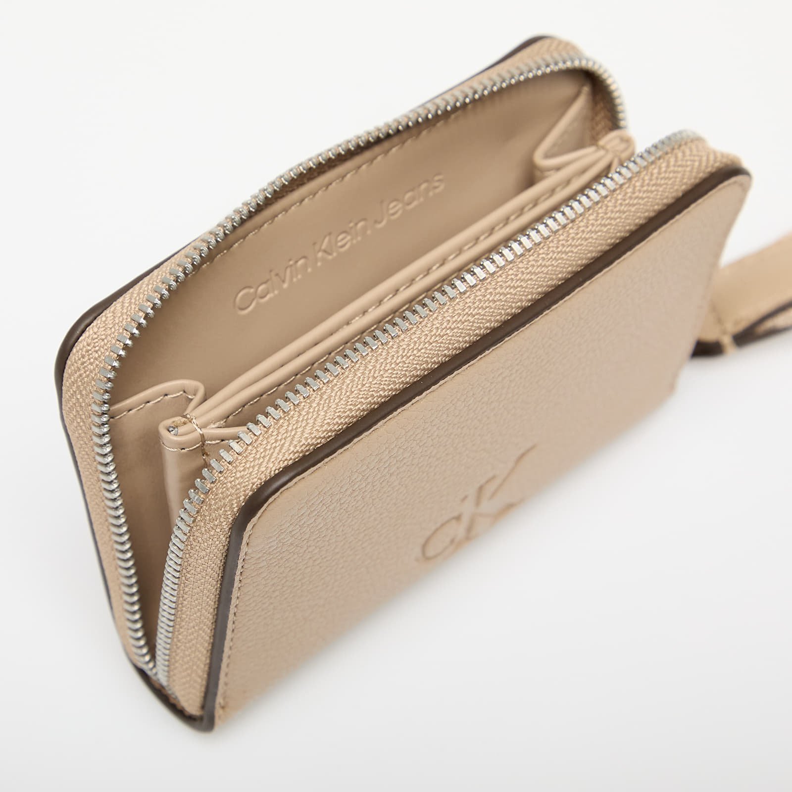 Carteiras Calvin Klein Jeans Ultralight Zip Wallet Gray
