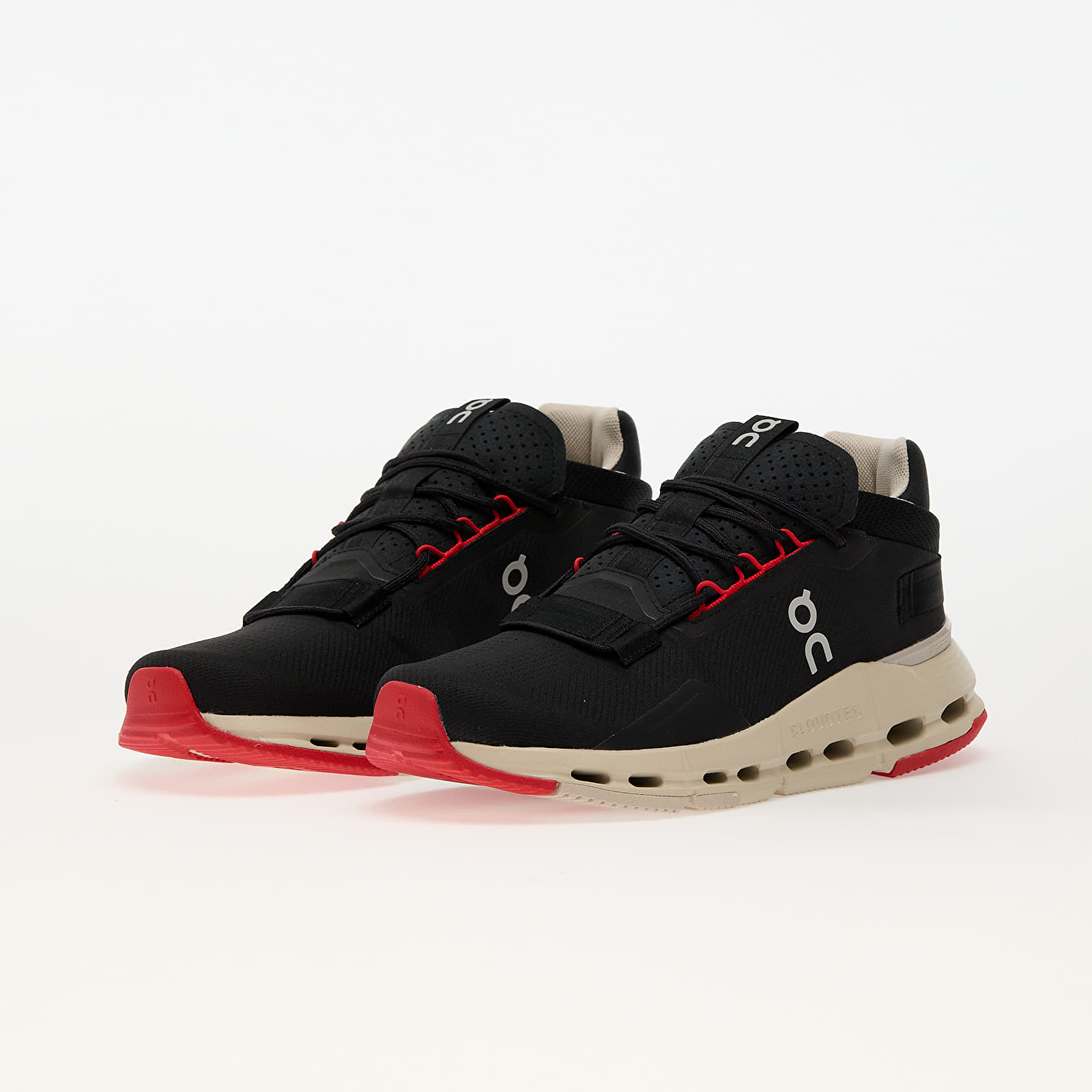 Männer On M Cloudnova 2 Black/ Red