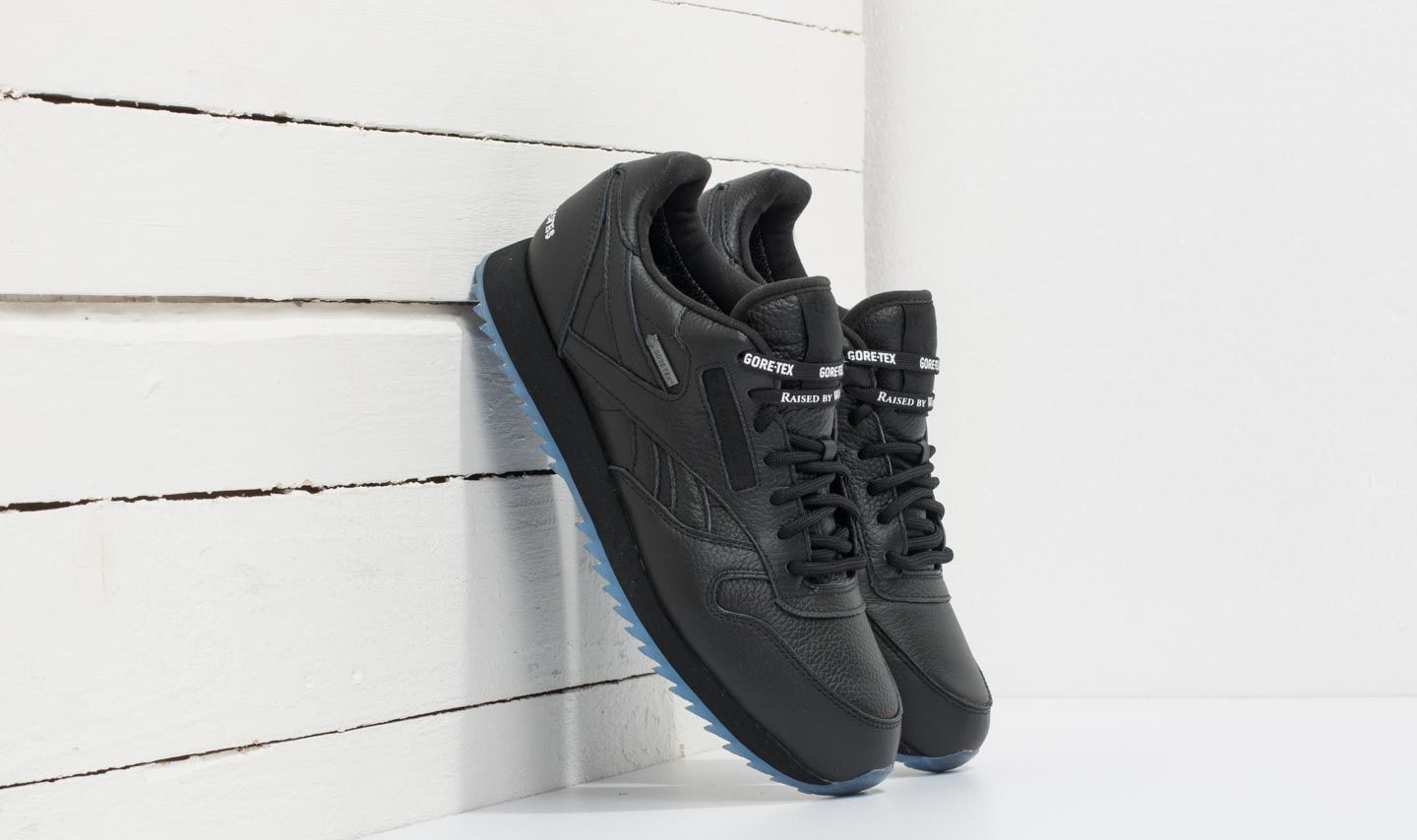 Zapatillas Hombre Reebok x Raised by Wolves Classic Leather Ripple Gore-Tex Black/ White-Ice