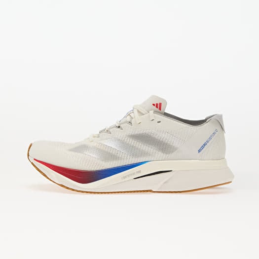 adidas Adizero Boston 12 W Core White/ Matte Silver/ Pure Ruby