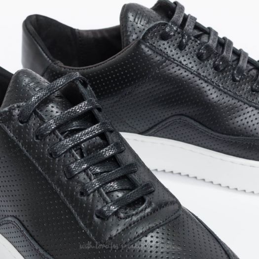 Low mondo ripple nappa perforated all white shop