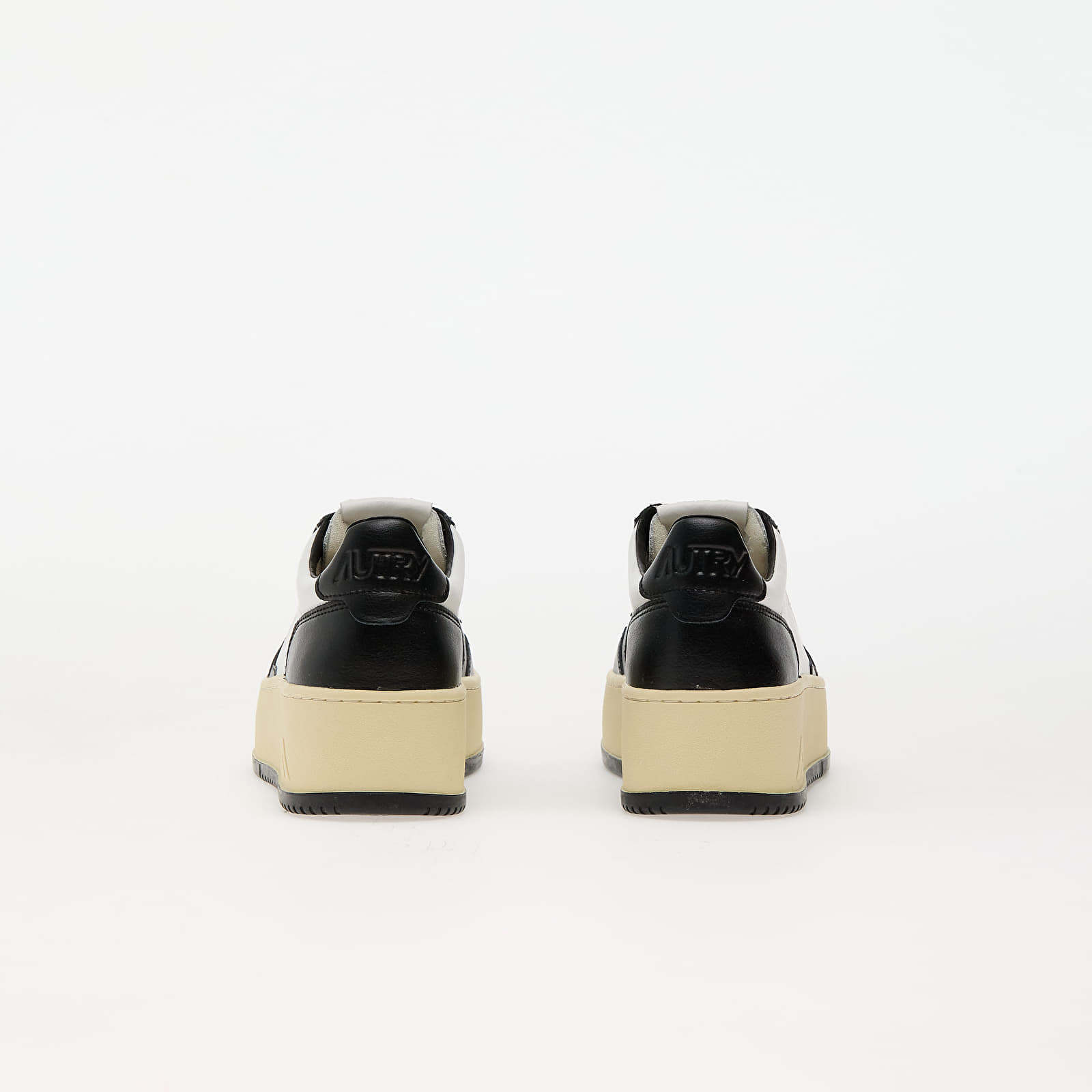 Naiste jalatsid Autry Platform Low Wom Leat/ Leat Wht/ Blk