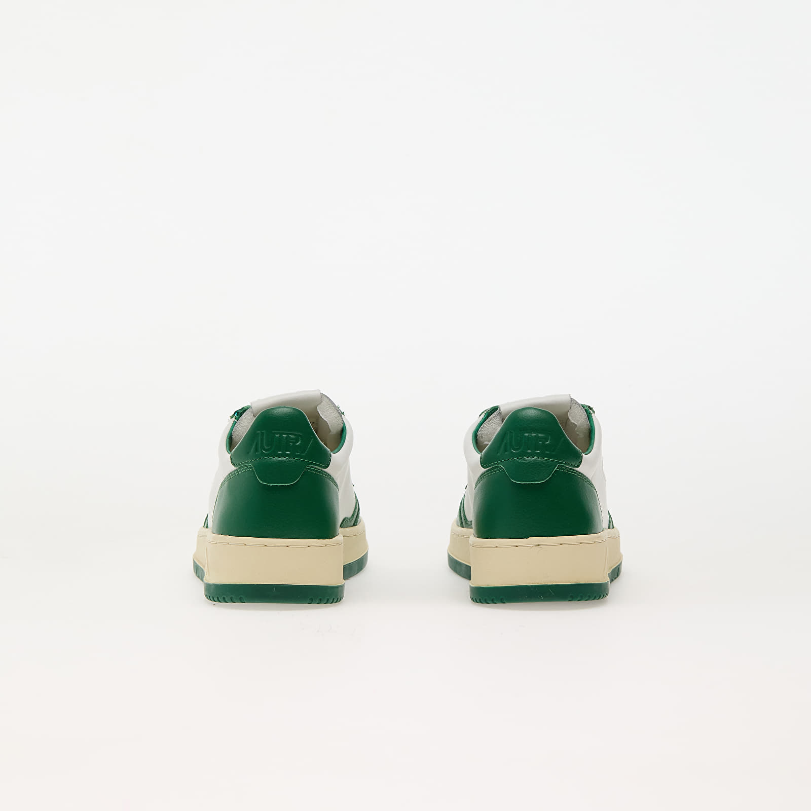 Мъжки кецове и обувки Autry Medalist Low Man Leat/ Leat Wht/ Green