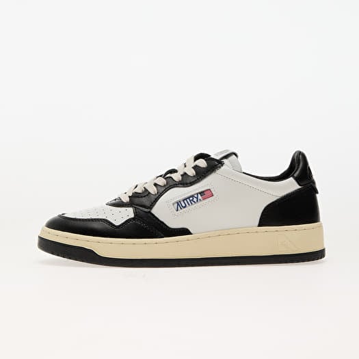 Autry Medalist Low Man Leat/ Leat Wht/ Blk