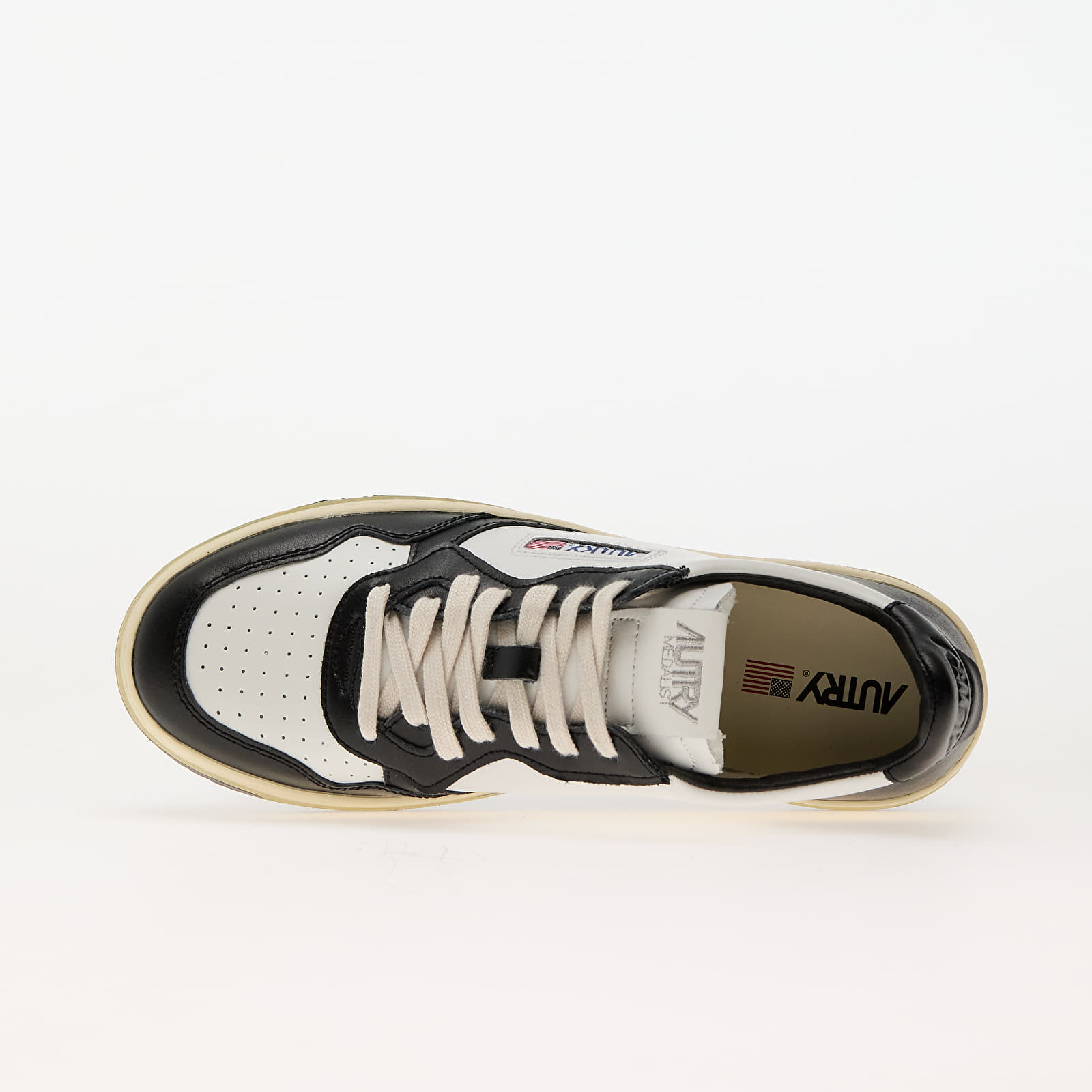 Men's shoes Autry Medalist Low Man Leat/ Leat Wht/ Blk