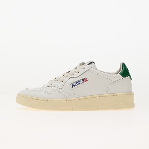 Autry Medalist Low Man Leat/ Leat Wht/ Green
