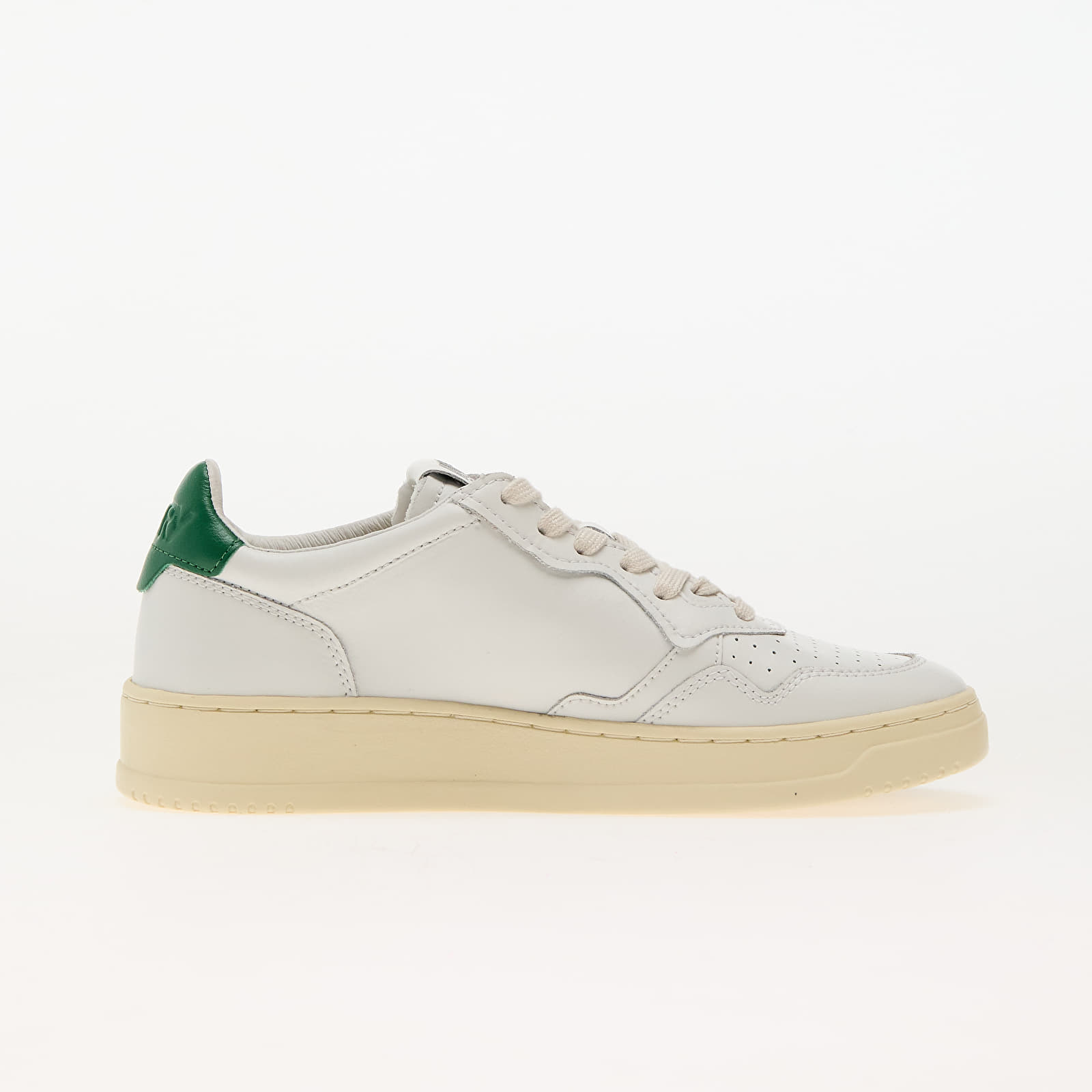 Мъжки кецове и обувки Autry Medalist Low Man Leat/ Leat Wht/ Green