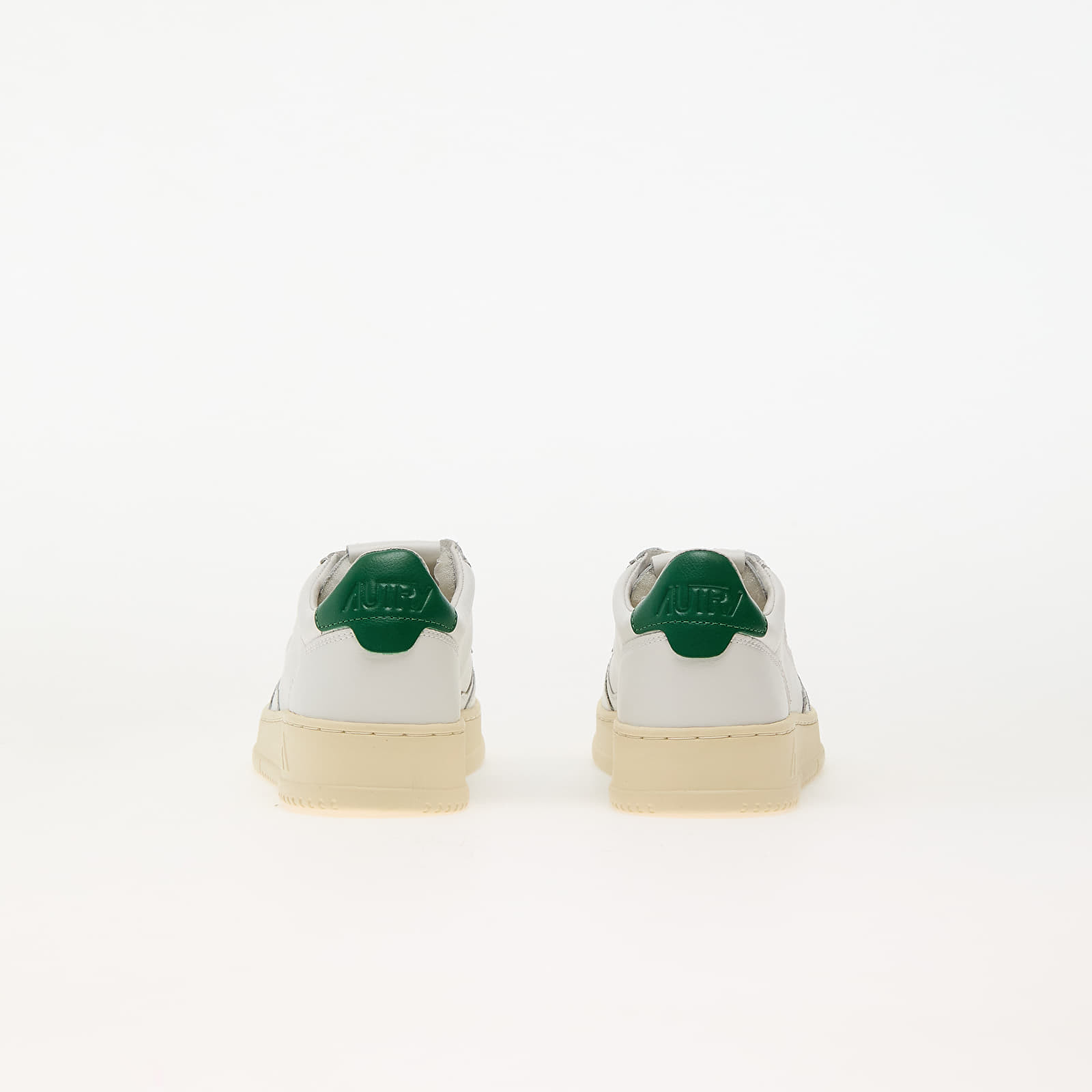 Мъжки кецове и обувки Autry Medalist Low Man Leat/ Leat Wht/ Green