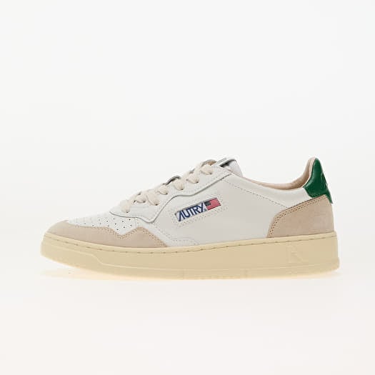 Autry Medalist Low Man Leat/ Suede Wht/ Amaz