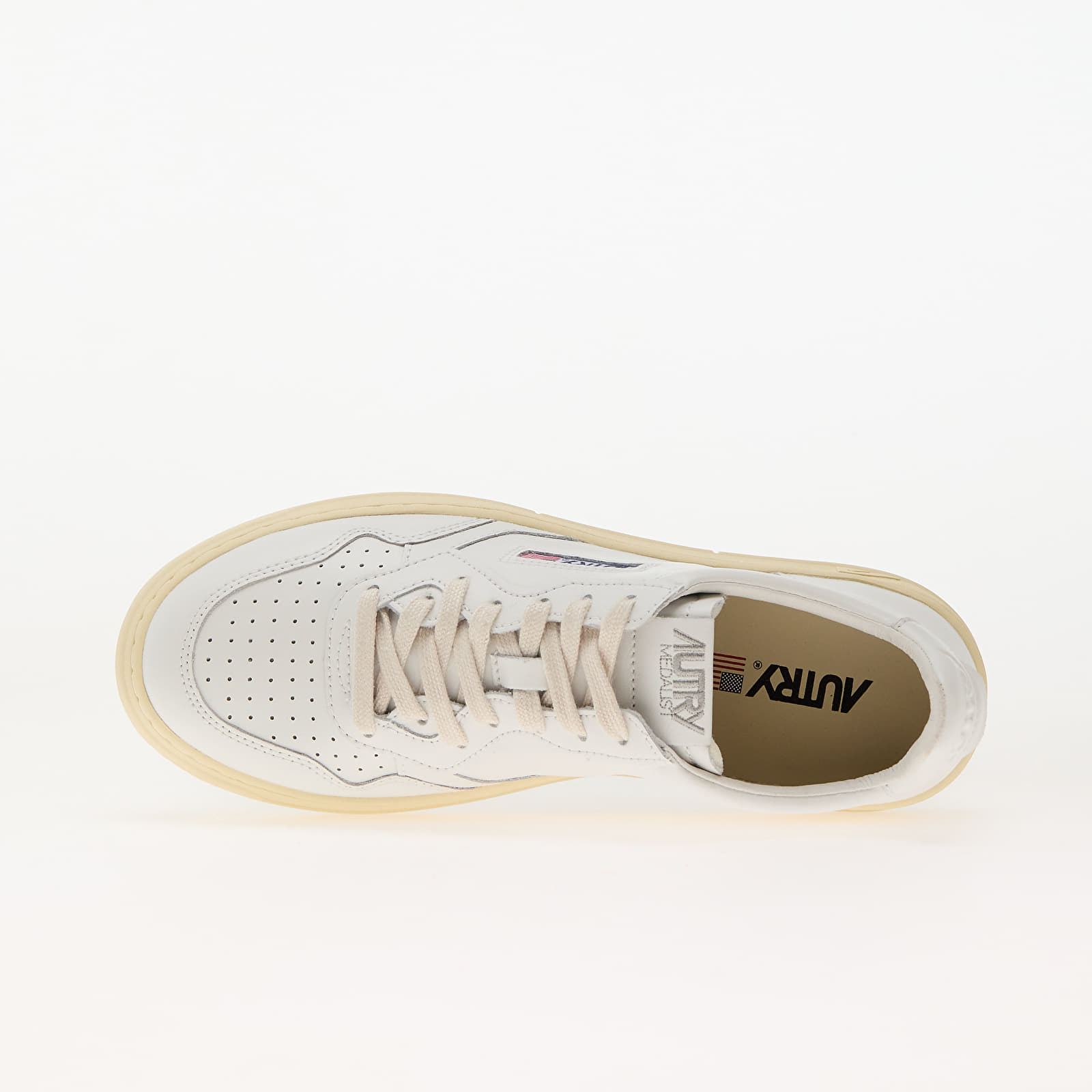 Дамски кецове и обувки Autry Medalist Low Wom Leat/ Leat Wht/ Wht