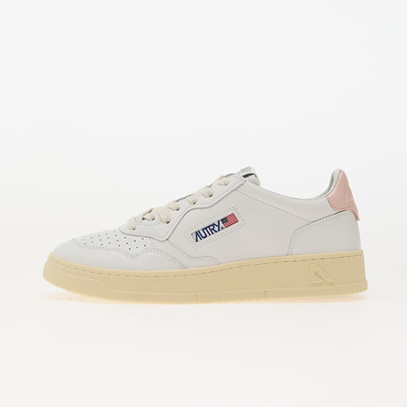 Autry Medalist Low Man Leat/ Leat Wht/ Pink