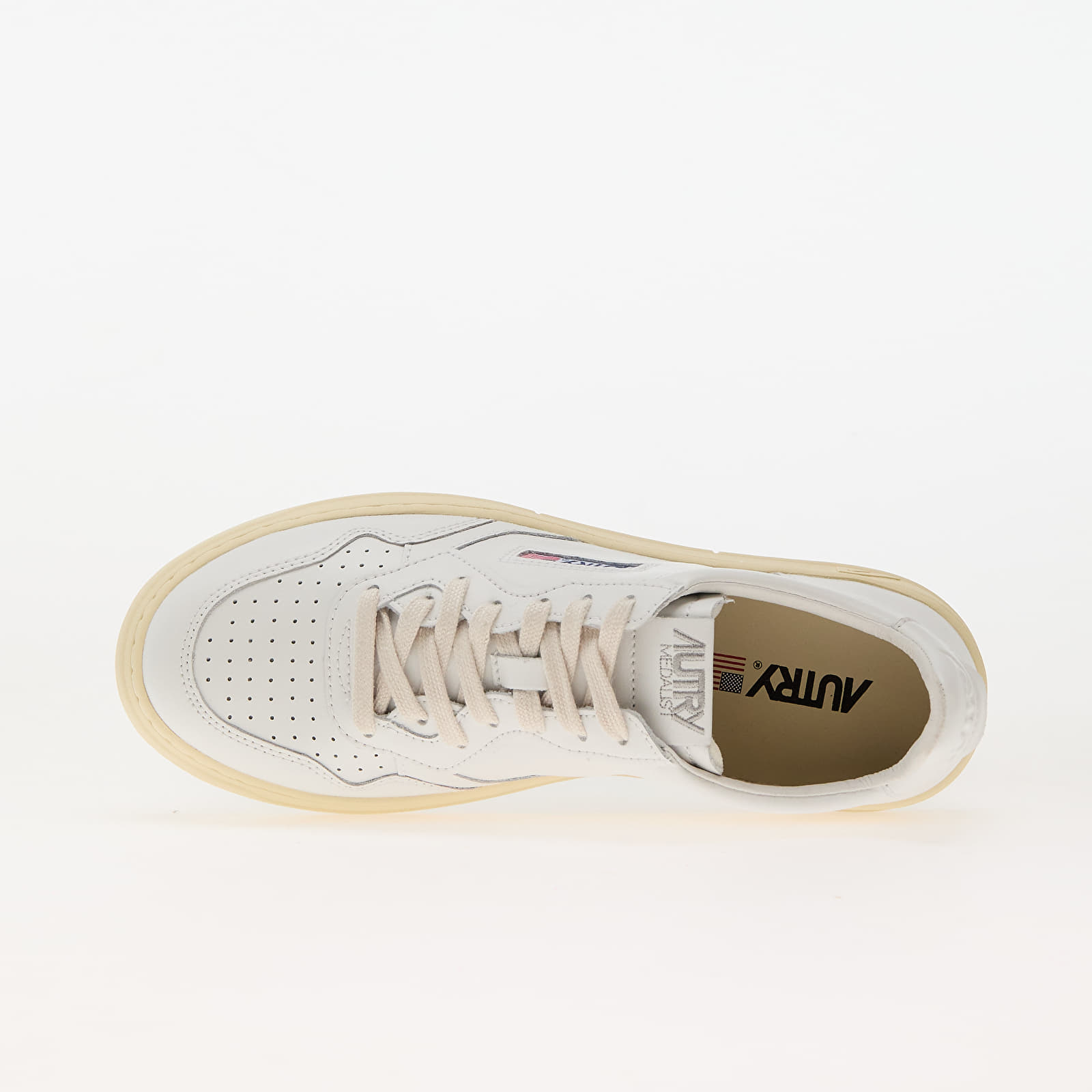 Men's shoes Autry Medalist Low Man Leat/ Leat Wht/ Wht