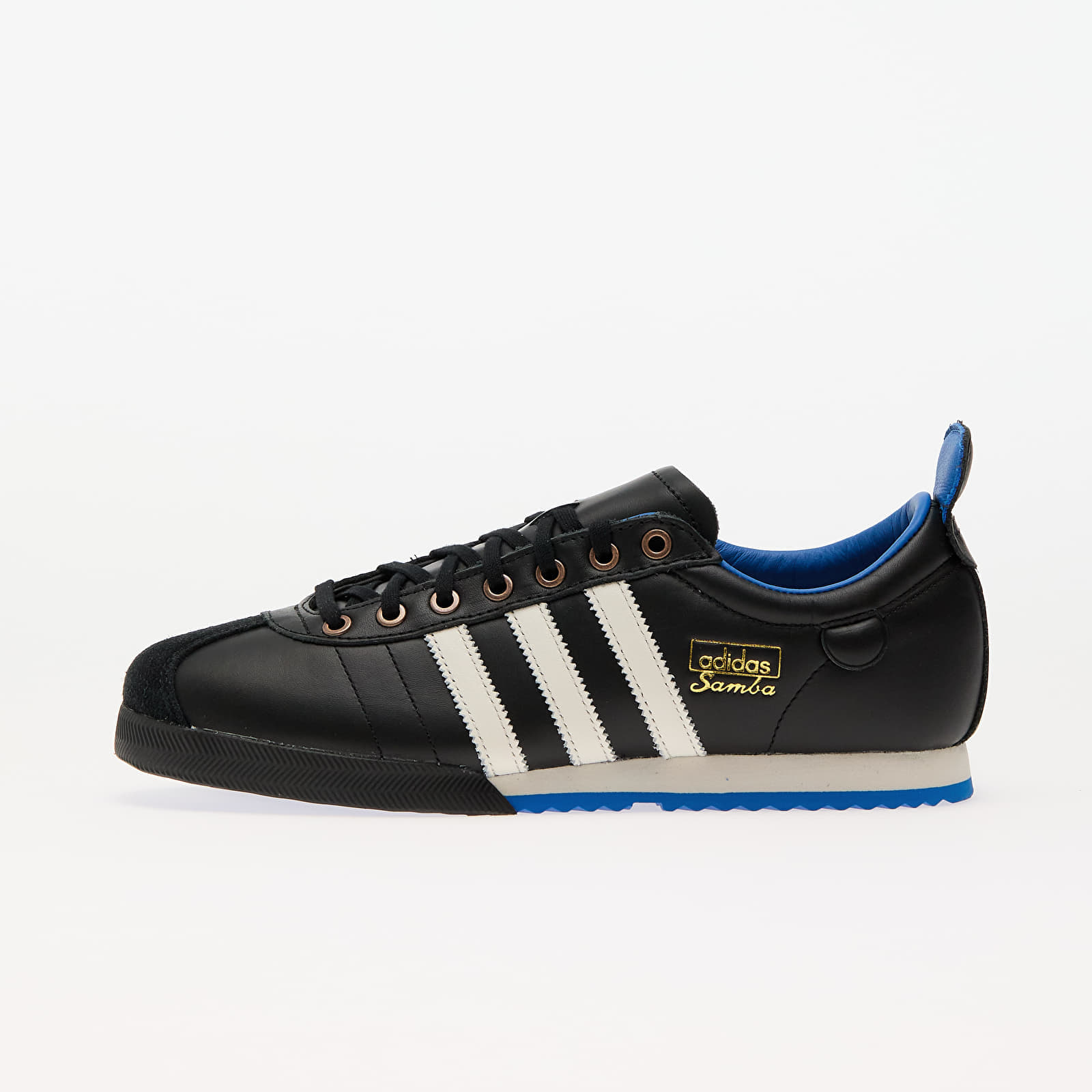 Levně Tenisky adidas Samba 62 Core Black/ Cloud White/ Blue Bird