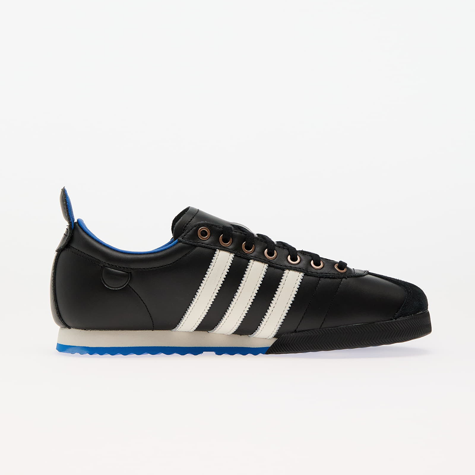 Sapatos de homem adidas Samba 62 Core Black/ Cloud White/ Blue Bird