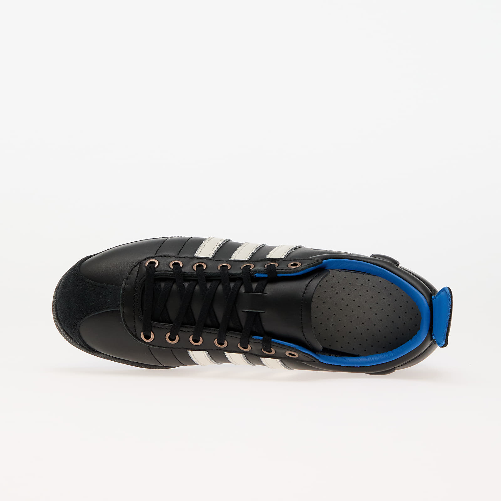 Sapatos de homem adidas Samba 62 Core Black/ Cloud White/ Blue Bird