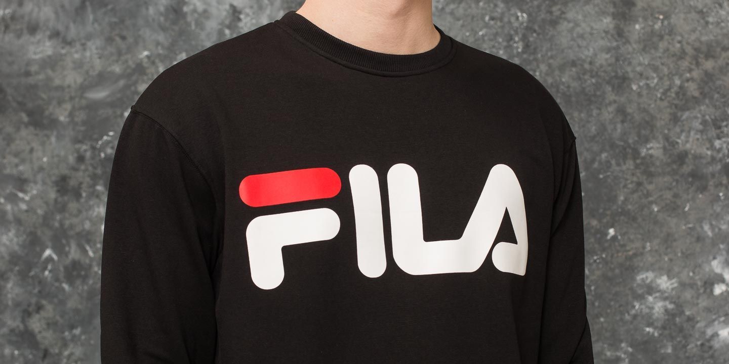 Kapucnis pulóverek és pulcsik FILA Classic Logo Sweater Black