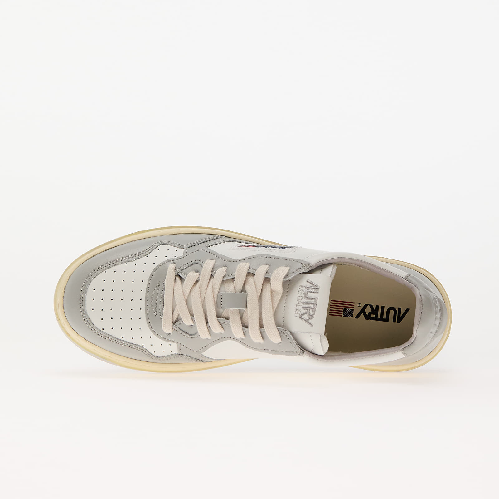 Дамски кецове и обувки Autry Medalist Low Wom Leat/ Leat Wht/ Vapor