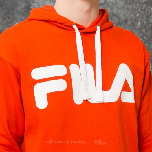 Fila classic logo hoodie sales