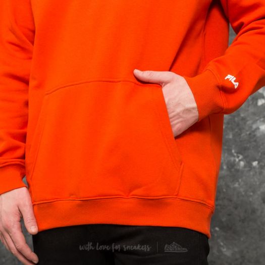 Hoodies and sweatshirts FILA Classic Logo Hoodie Pureed Pumpkin Footshop