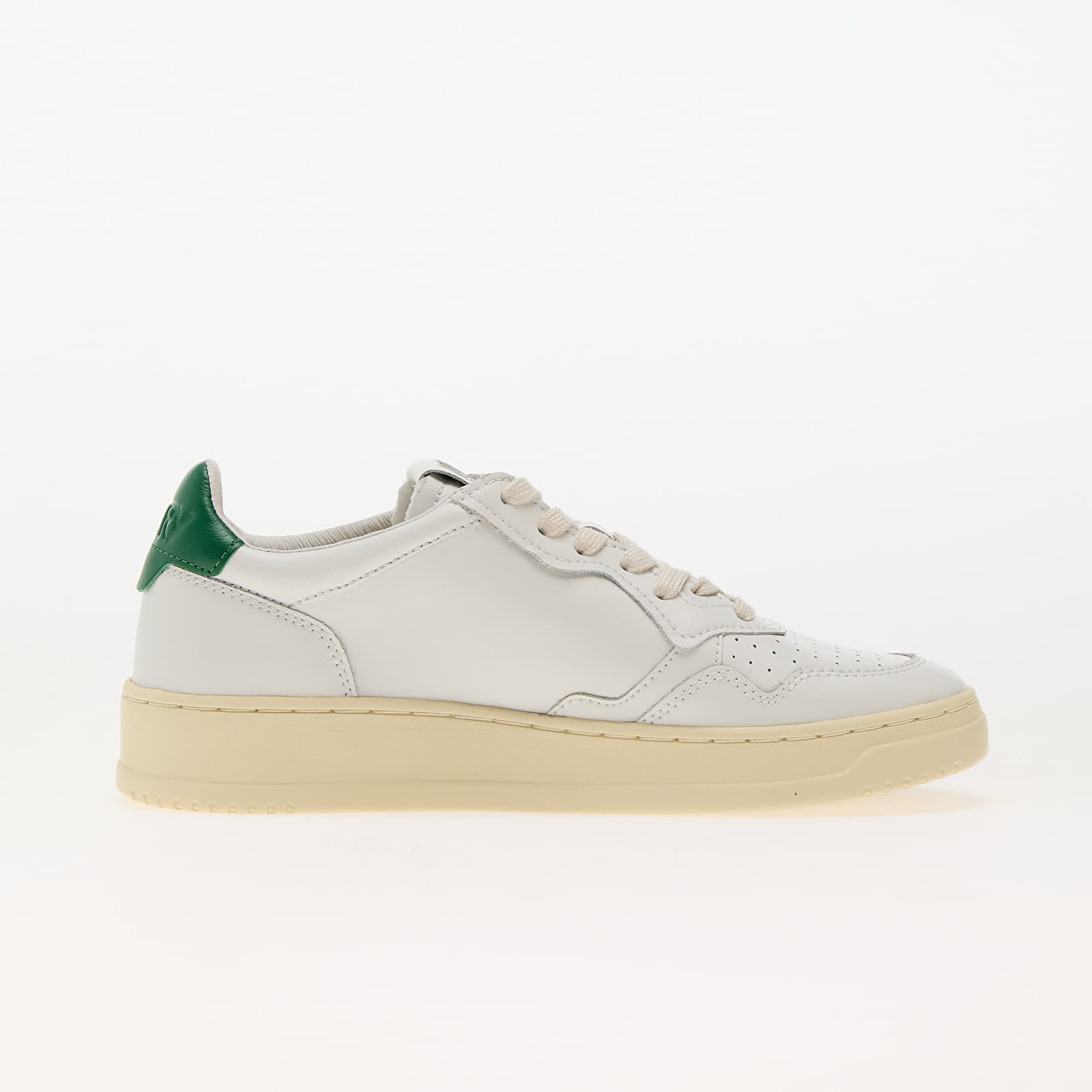 Дамски кецове и обувки Autry Medalist Low Wom Leat/ Leat Wht/ Green