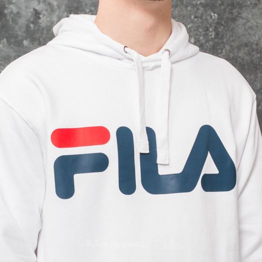 Hoodies and sweatshirts FILA Classic Logo Hoodie Bright White Footshop