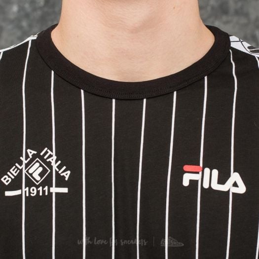 T shirts FILA Robert PRT Short Sleeve Tee Black Footshop