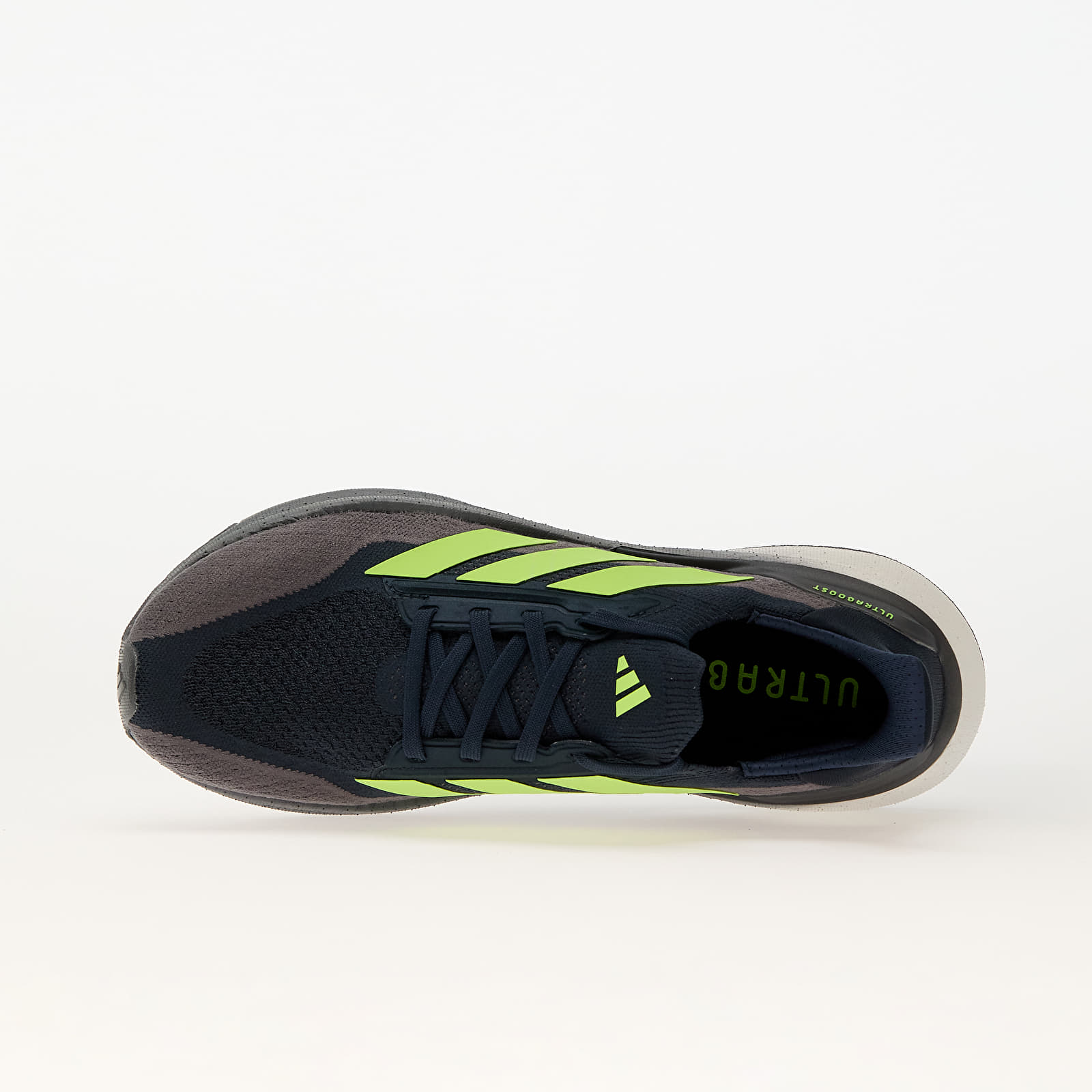 Herren Sneaker und Schuhe adidas UltraBOOST 5X Aurora Ink/ Lucid Lemon/ Iron Met.