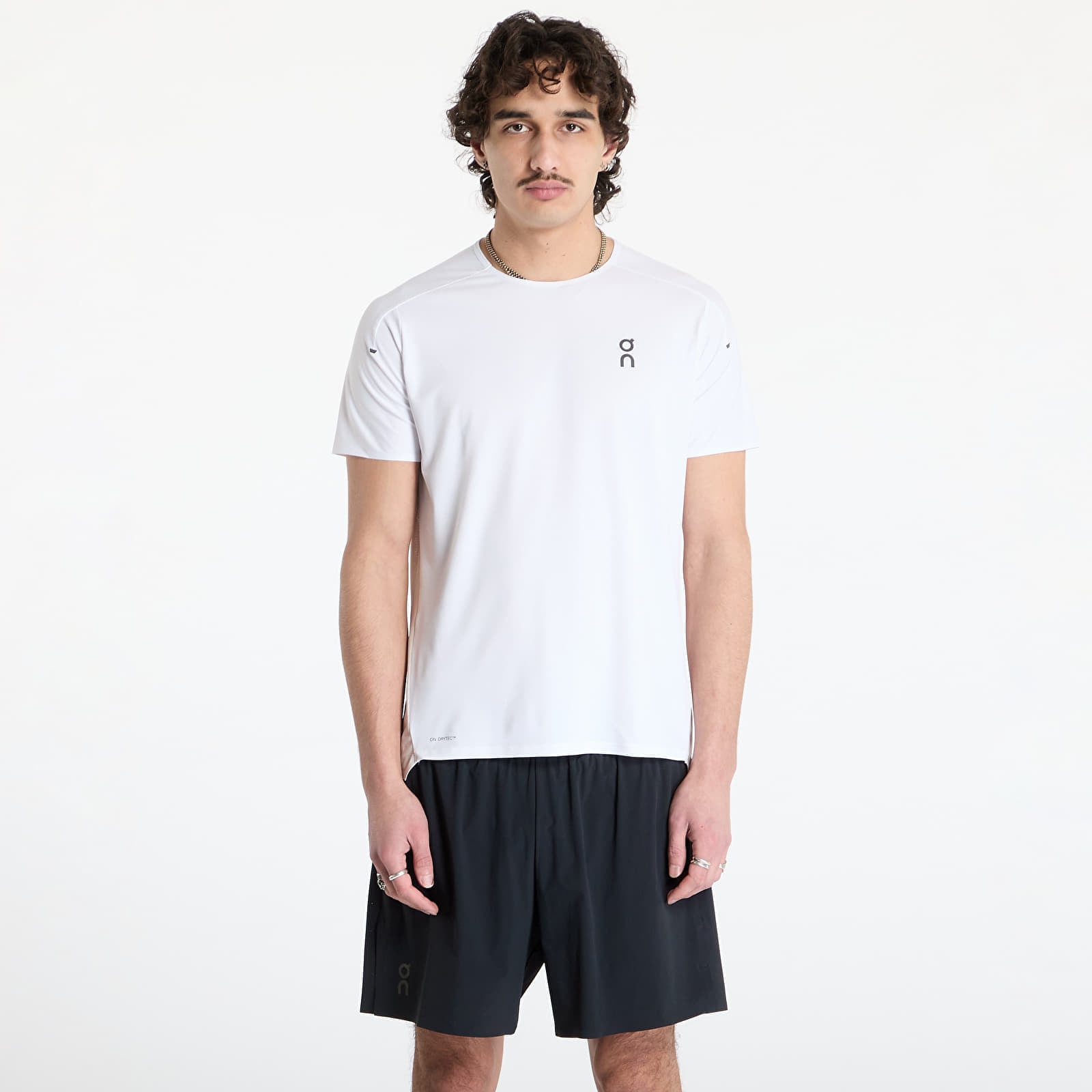 Tricou On Performance Short Sleeve Tee White/ Silver L