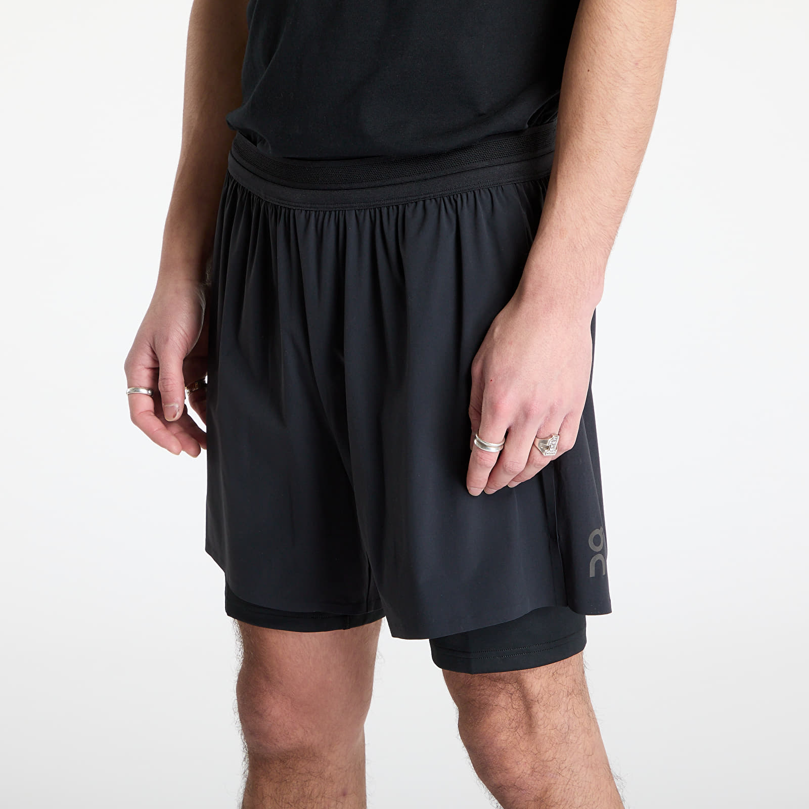 Šortky On 5" Performance 2/1 Shorts Black