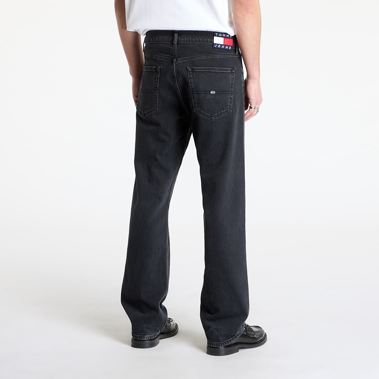 Džíny Tommy Jeans Otis Regular Straight Jeans Denim Black