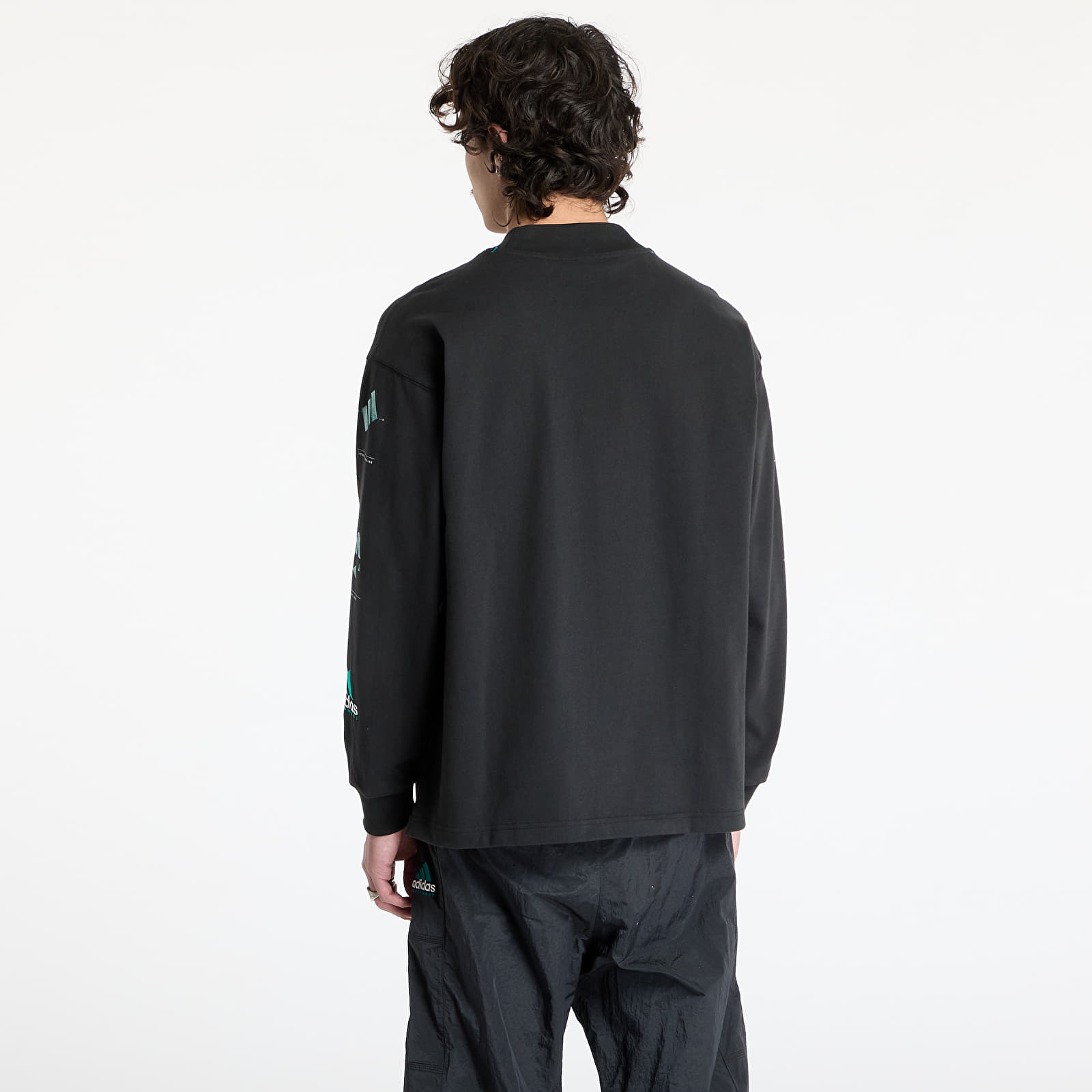 Тениски adidas Equipment Long Sleeve Graphic Tee Black/ Black