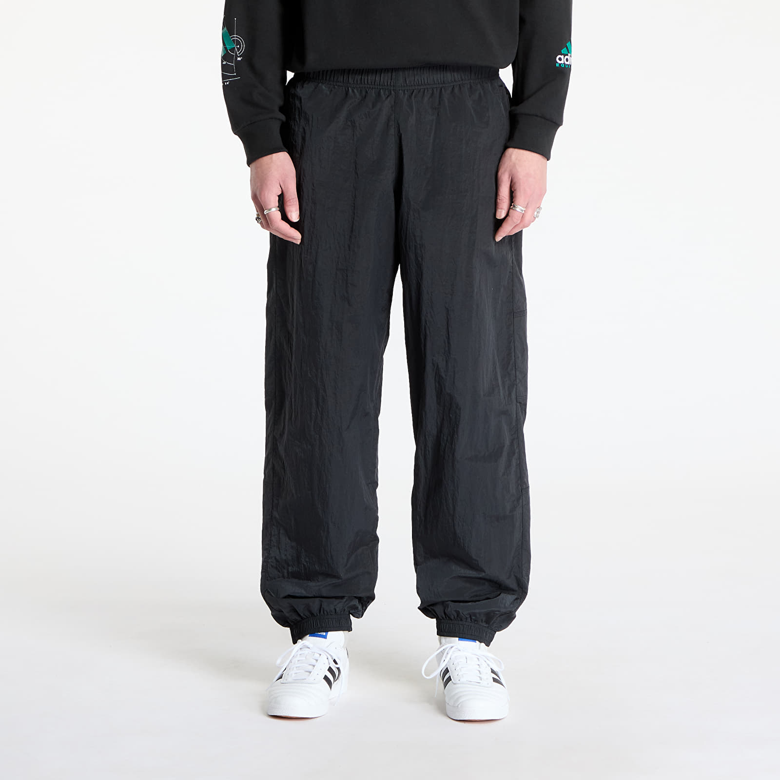 Džíny a kalhoty adidas Equipment Track Pant Black/ Black