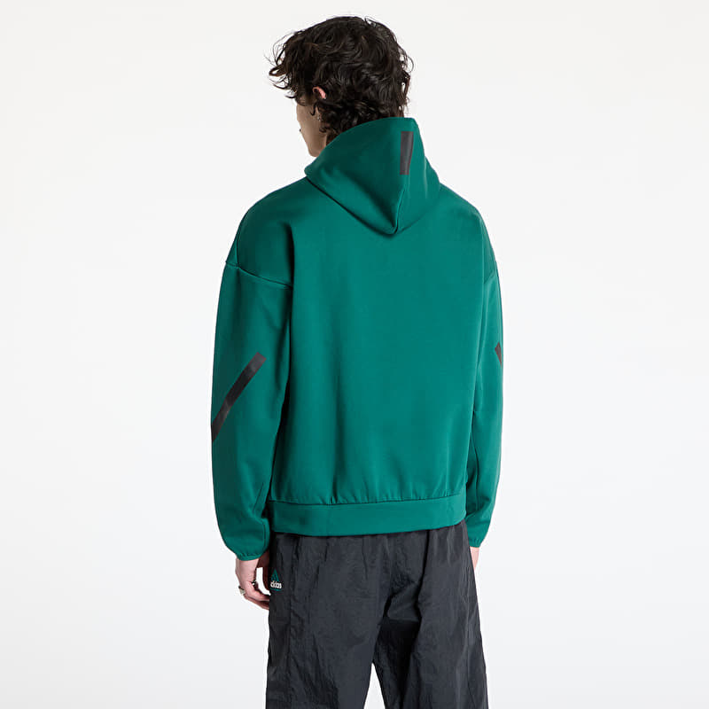 adidas Z.N.E. Full-Zip Hooded Track Jacket Collegiate Green | Footshop