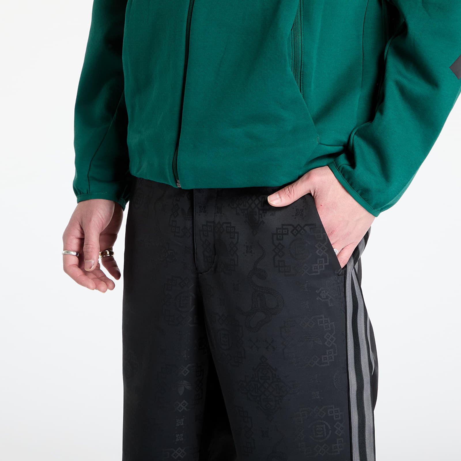 Bikses adidas Clot Allover Print Pants by Edison Chen Black/ Black