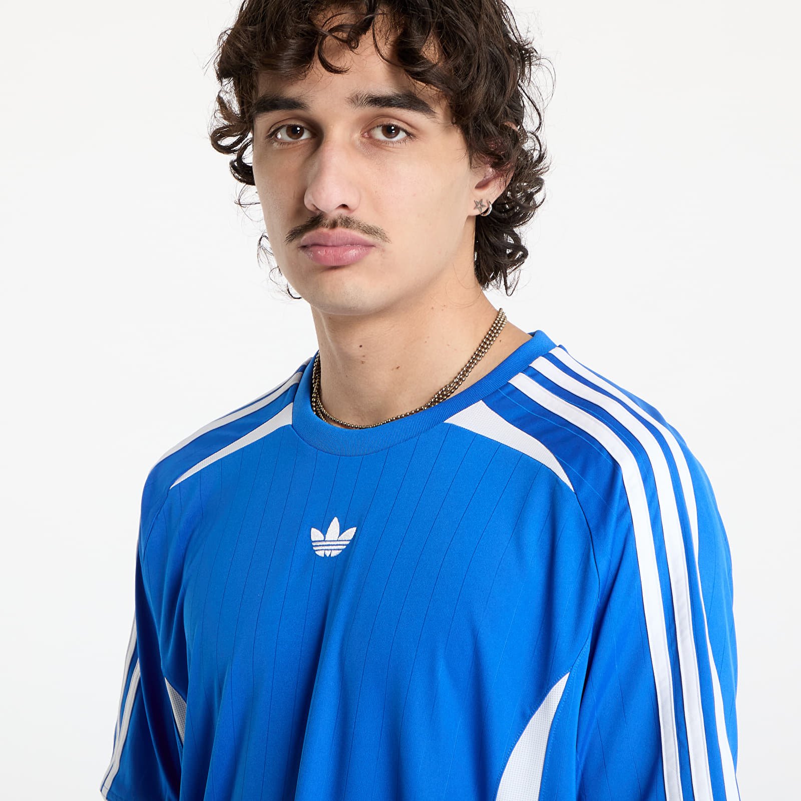T-shirty męskie adidas Adicolor Teamgeist T-Shirt Blue/ White