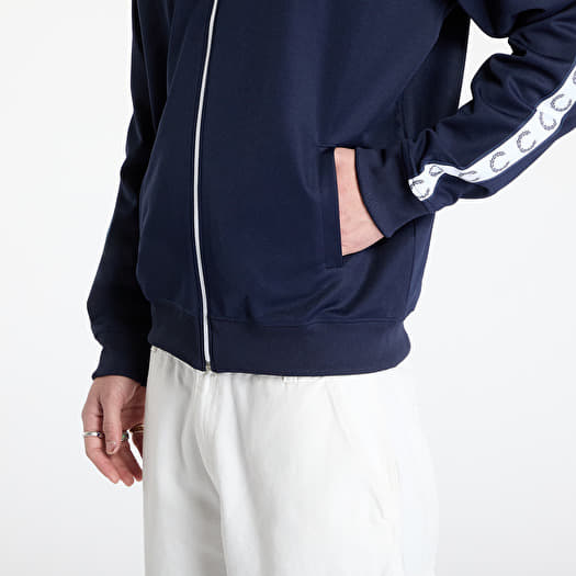 Men's hoodies FRED PERRY Taped Track Jacket Carbon Blue (J4620 885
