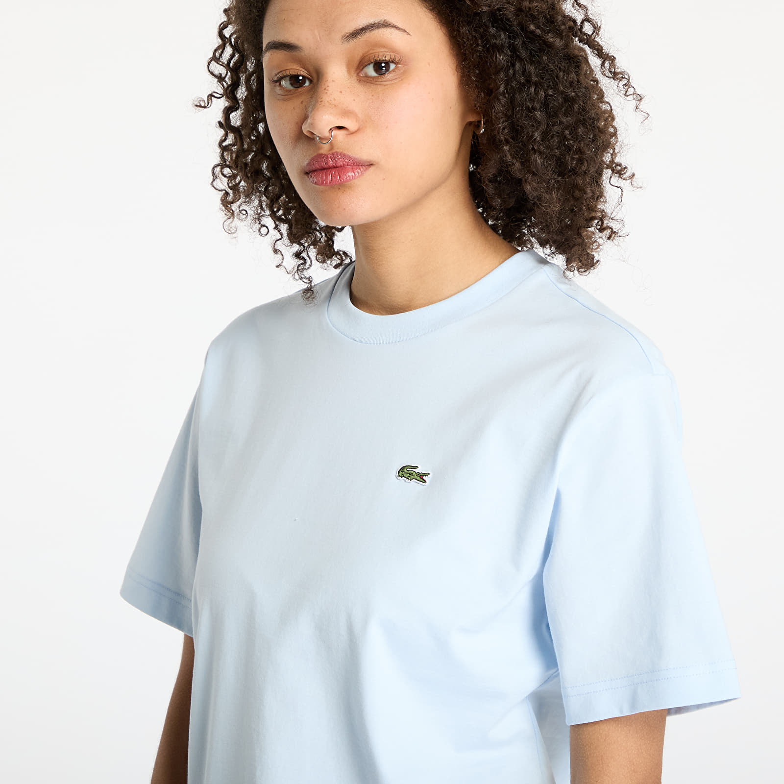 Dámská trička LACOSTE Soft Cotton T-shirt Rill