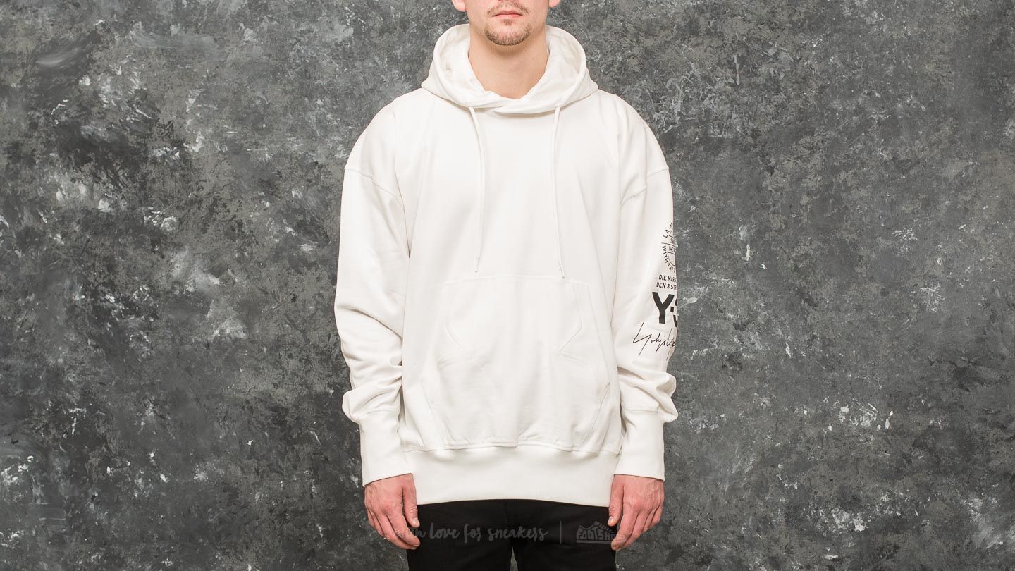 Kapucnis pulóverek és pulcsik Y-3 Street Sweat Hoodie Core White