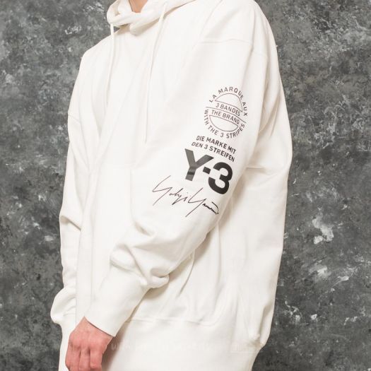 Y3 hoodie white clearance