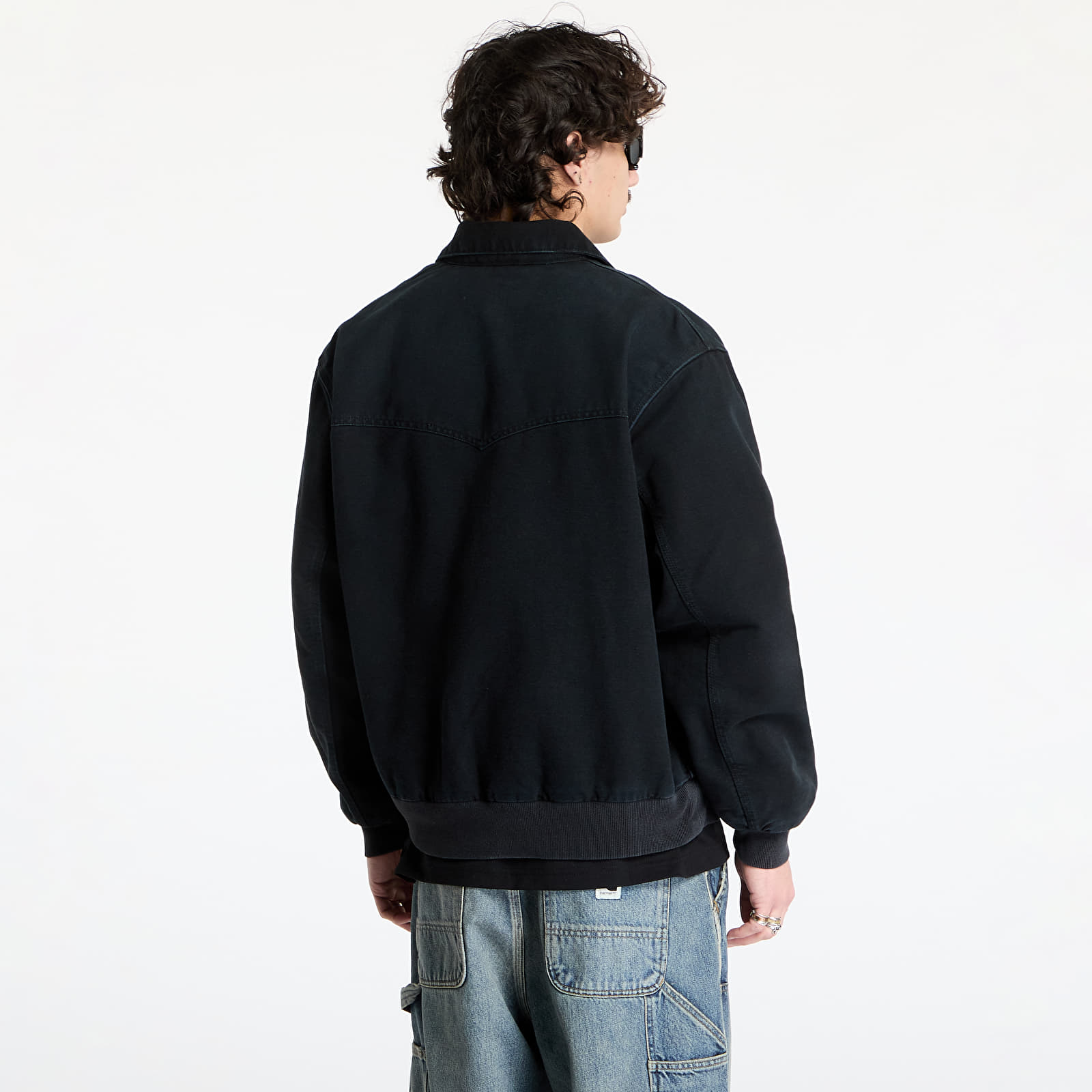 Jacken Carhartt WIP OG Santa Fe Jacket UNISEX Black/ Black Stone Canvas