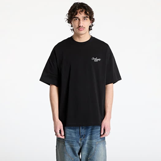 【関税&送料込】Carhartt Wip S S Signature Script T-Shirt Bl Carhartt Signature Script T-Shirt - Black / White | Flatspot